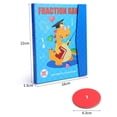 thumbnail image 3 of Children Magnetic Fraction Mathematical Learning Wooden Toy Fraction Book Set Children Arithmetic Educational Toys Teaching Aids, 3 of 5