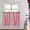 Red, variant on Red Tier Curtains - Buffalo Plaid Gingham Rod Pocket Half Window Cafe Curtains for Kitchen & Bathroom, 36 Inches