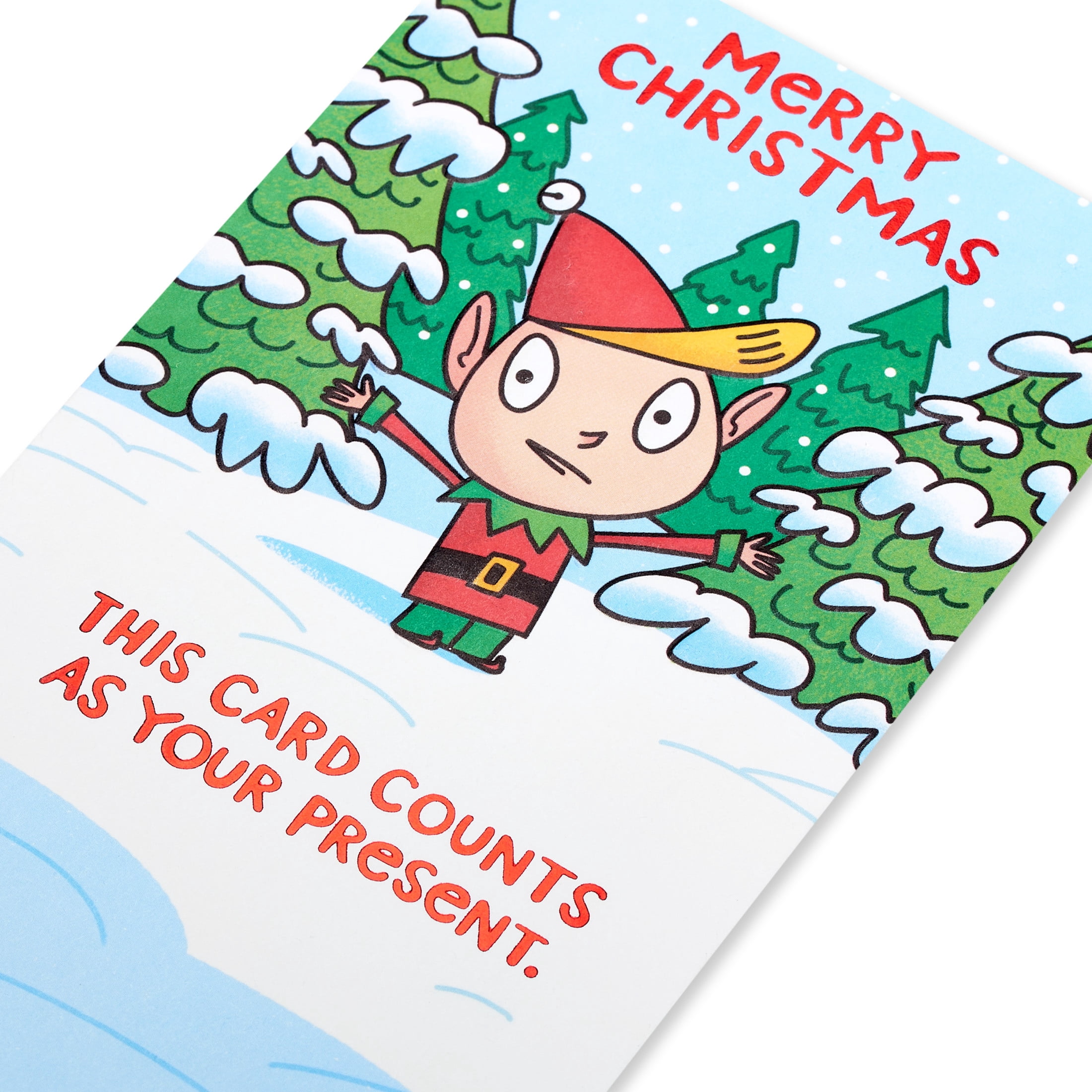 American Greetings Funny Christmas Money and Gift Card Holder, Santa's Elves (Your Present)
