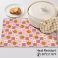 thumbnail image 5 of Placemat, Pioneer Flower Floral Print Pattern Place Mats Table Mat Set Of 2, PVC Washable Placemats for Party Kitchen Dining Decoration, 18x12 Inch, Fade Resistant, 5 of 6