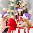 thumbnail image 6 of Minzimin Santa Hat Xmas Holiday Hat for Adults Unisex Christmas Hats for Christmas Holiday Party Supplies, 6 of 6