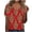 ☃055-Red, variant on Xuyuer Short Sleeve Floral Tops for Women Summer Flower Printed V Neck Tshirts Button Down Tops Dressy Casual Business Dressy Work Blouses Hawaiian Floral Print Casual Blouse Tops