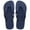 Navy Blue, variant on Top Men's Flip Flop Sandals - White, 11/12
