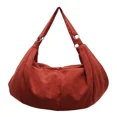 thumbnail image 3 of Bolsos de hombro de pana de gran capacidad, sólidos, de alta calidad, súper geniales, mochilas de moda para mujeres, nuevo estilo de otoño 2024, 3 of 5
