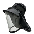 thumbnail image 2 of Solar Fan Sun Hat With Full Mosquito Net Face Shield, UV Blocking Neck Flap Breathable Cooling Headwear For Fishing Gardening Hiking Yard Work(Black), 2 of 5