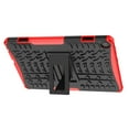 thumbnail image 4 of For Lenovo Tab M10 3rd Gen Tire Texture TPU + PC Tablet Case with Holder For Lenovo Tab M10 3rd Gen, 4 of 6