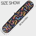 thumbnail image 3 of Dailycode Double Sided Oven Mitt with Loop Heat Resistant Kitchen Long Potholders 7" x 35" Funny Caterpillar, 3 of 6
