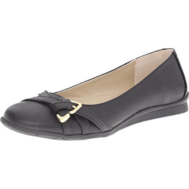 black mia flats