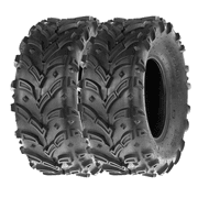 SunF ATV/UTV All Terrain Mud Quad Tire 25x8-12 & 25x10-12 6 PR Tubeless A024-1 (Set of 4)