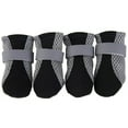 thumbnail image 1 of 4Pcs Chaussures de Chien de Compagnie Antidérapant Doux Semelle Respirante Bretelles Réglables Bottes, 1 of 8