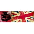 thumbnail image 2 of Hill, Steven 24x11 Black Ornate Wood Framed with Double Matting Museum Art Print Titled - On the Road London, 2 of 4
