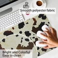 thumbnail image 7 of Cow Print Mouse Pad XL, Cow Extended Large Gaming Mouse Pad for Desk, Brown Black Cow Skin Mouse Pad, Cute Cow Print Mousepad, Long Big Mouse Mat, Cow Gifts Decor Stuff Accessories, 31.5 X 11.8 Inch, 7 of 7