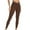 A_ Brown, variant on Olyvenn High Waisted Leggings for Women - Soft Opaque Slim Tummy Control Printed Pants for Running Cycling Yoga Purple S