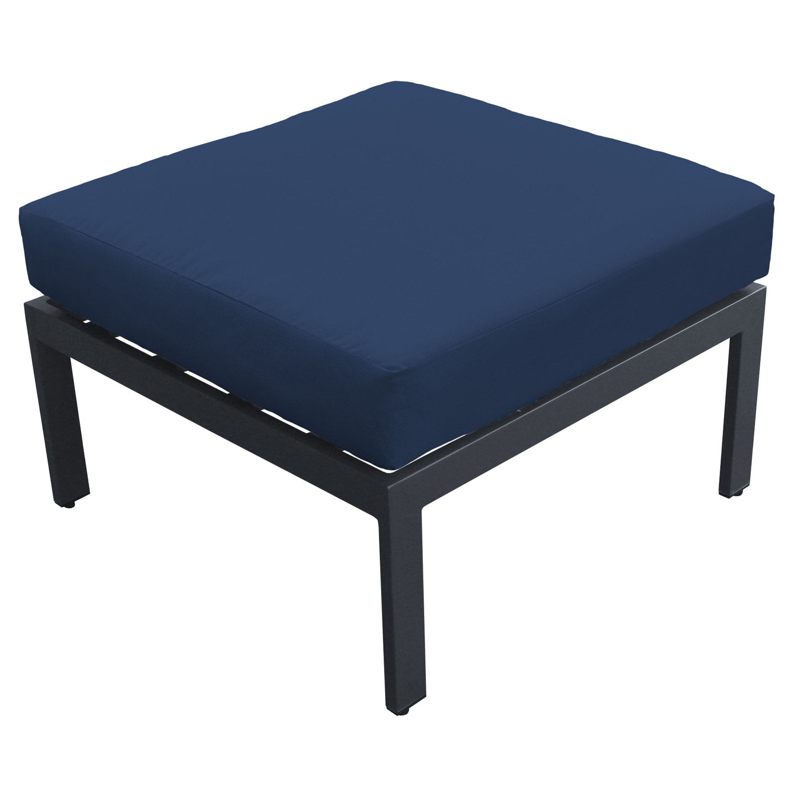 TK Classics Lexington Aluminum Outdoor Ottoman - Walmart.com