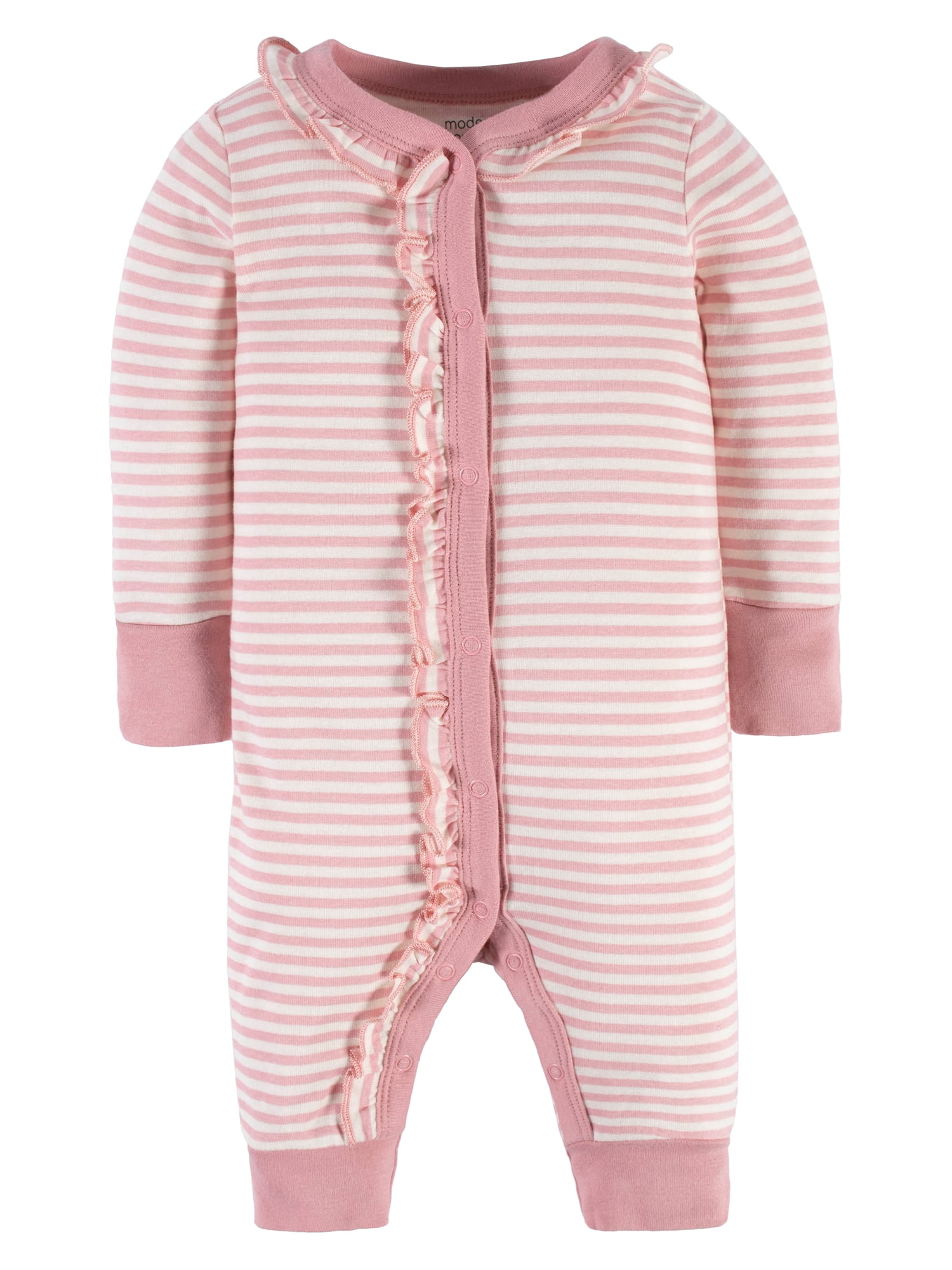 Modern Moments by Gerber Baby Girl Coveralls, 2-Pack, Sizes Newborn-24M