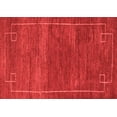 thumbnail image 1 of Ahgly Company Indoor Rectangle Abstract Red Modern Area Rugs, 8' x 12', 1 of 4