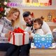 thumbnail image 4 of Bolsa de hombro con lazo azul para aliviar el estrés, juguete sensorial de silicona con burbujas, ideal para fiestas de cumpleaños y Navidad, para niñas y mujeres., 4 of 5