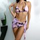 thumbnail image 2 of Conjunto de 3 piezas Mujer Falda Halter Bikini Sarongs Cubrir Bikini Traje de baño Playa Fridja  nalpqowj19630, 2 of 7