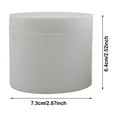 thumbnail image 2 of Double Layer Refillable Cosmetic Jar with Hand Pull Pad for Facial Lotion and Storage Container, 2 of 4