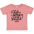 thumbnail image 3 of Inktastic Life is Better at The Beach with Sunshine Seashell and Palm Trees Boys or Girls Baby T-Shirt, 3 of 5