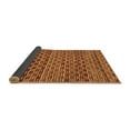 thumbnail image 2 of Ahgly Company Indoor Round Abstract Brown Modern Area Rugs, 5' Round, 2 of 4
