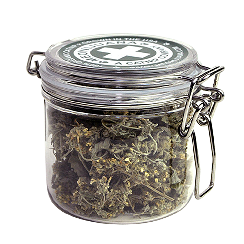 Meowijuana Purrple Passion Premium Catnip Small Jar of Buds, 15 grams