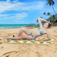 thumbnail image 6 of GZHJMY Pineapple Beach Towel Quick Dry Absorbent Bath Towels Sandproof Lightweight Towel for Gym Yoga Sports Swimming - 31x71in Bath Towels, 6 of 7