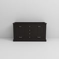 thumbnail image 5 of Wood - framed Espresso Vanity | Double - sink Design with Two Interior Cabinets | Abundant Storage and Stylish Look, 5 of 5