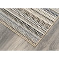 thumbnail image 5 of Mainstays Carnival Stripe Polypropylene Assorted Earth Tones Indoor Area Rug, 17" x 30", 5 of 6