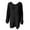 Black, variant on Alkepwun Beach Cover Ups for Women Sexy Hollow Out Swim Coverup Crochet Long Sleeve Cover Up Swimwear