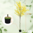 thumbnail image 2 of 6FT Artificial Winter Jasmine Tree, Fake Silk Flower Tree with Cement Nursery Pot, Realistic Yellow Flower Faux Plant for Home & Office Indoor Decor, 2 of 8