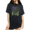 1-Black, variant on UNISHE Women's Plus Size Lavender Nature Print T-Shirt - Flattering Relaxed Fit Short Sleeve Summer Top