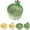 green-A, variant on Cactus Kitchen Sink Drain Strainer Press to Dump Basket Waste Collector Fun Sink Accessory for Home Bathroom