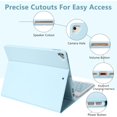 thumbnail image 6 of Detachable Wireless Keyboard Folio with Pencil Holder for 10.2" iPad 7th/8th/9th Gen, 10.5" iPad Air 3 / iPad Pro 10.5,Sky Blue, 6 of 7