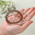 2Pcs/Set Bracelets For Women Natural Stone Bracelet Set Agates 8mm