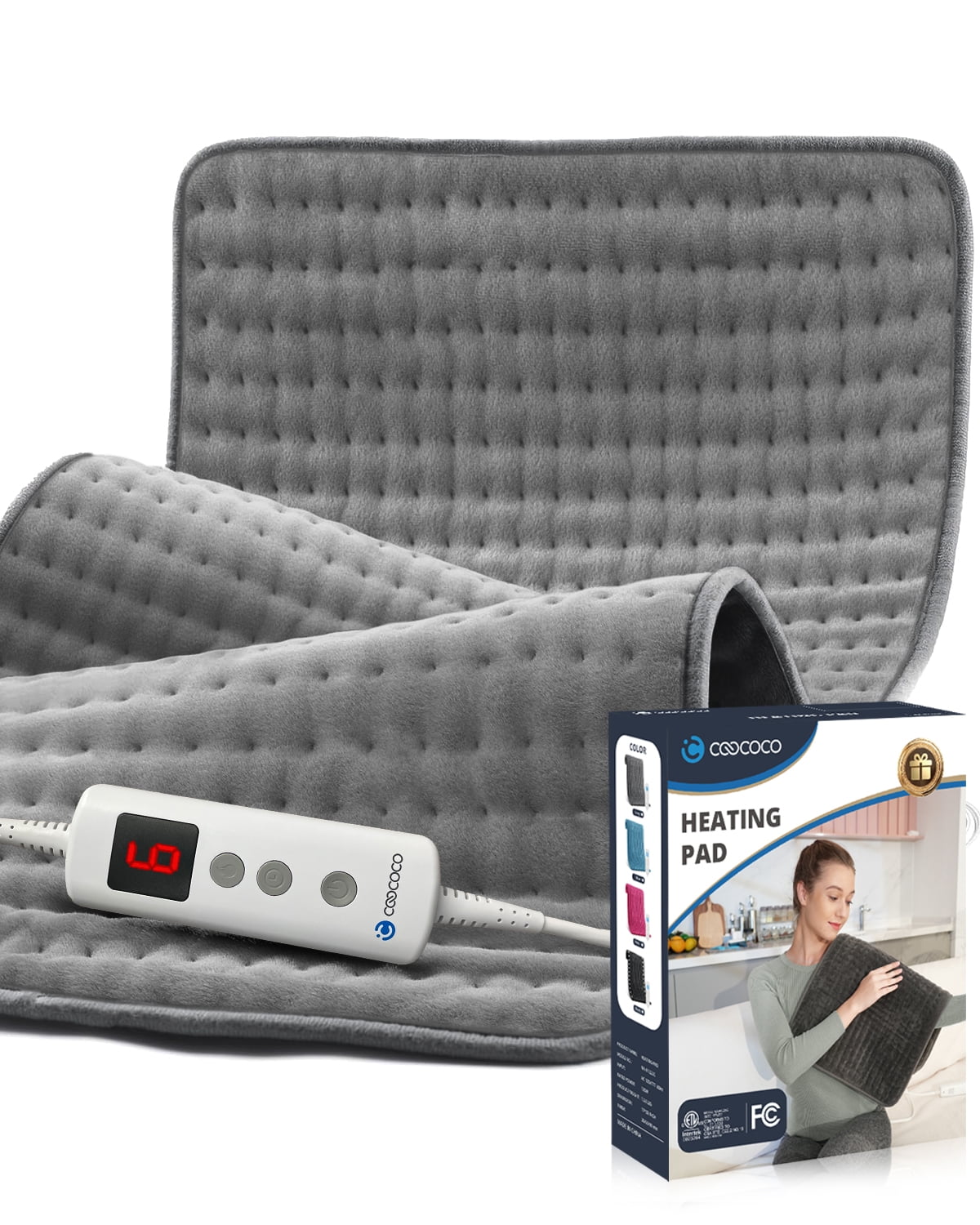 CooCoCo Large Heating Pad, 33" x 18"
