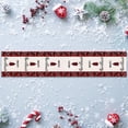 thumbnail image 4 of Promotion Sale! Christmas Decorations Christmas Decorations Embroidery Double Deer Linen Table Flags Party Table Decorations Creative Embroidered Tablecloths, Household Antependium Clearance Sale, 4 of 8