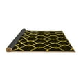 thumbnail image 2 of Ahgly Company Indoor Rectangle Trellis Yellow Modern Area Rugs, 2' x 4', 2 of 4
