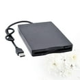 thumbnail image 3 of Laptop External diskette Drive Portable USB 2.0 Floppy Disk High Data Transfer Driver for window window Win7 (Black), 3 of 10