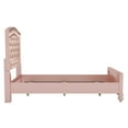thumbnail image 4 of Furniture of America Mikke Tufted Panel Rose Gold Twin Kids Bed, 4 of 7