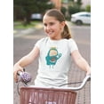 thumbnail image 2 of Monster Eating Cake T-Shirt Juniors -Image by Shutterstock,  x-Large, 2 of 4
