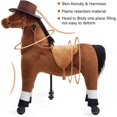 thumbnail image 4 of Wanan Ride on Horse for Kids with Reins and Cowboy Hat, Riding Horse Toy, (41.33'' Height) Ride on Horse, Max Load 187LBS, Large Size for Age 7-Adult, 4 of 7