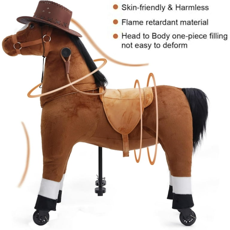 Horse Hat Adult Brown Animal Headpiece Horse Hat Adult Brown Animal Headpiece