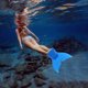 thumbnail image 1 of Aletas de sirena con cola de ballena para niños equipo de Ehuebsd entrenamiento para deportes acuáticos natación y buceo, 1 of 8