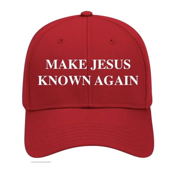 Trenz Shirt Company Christian Embroidered Make Jesus Known Again Hat