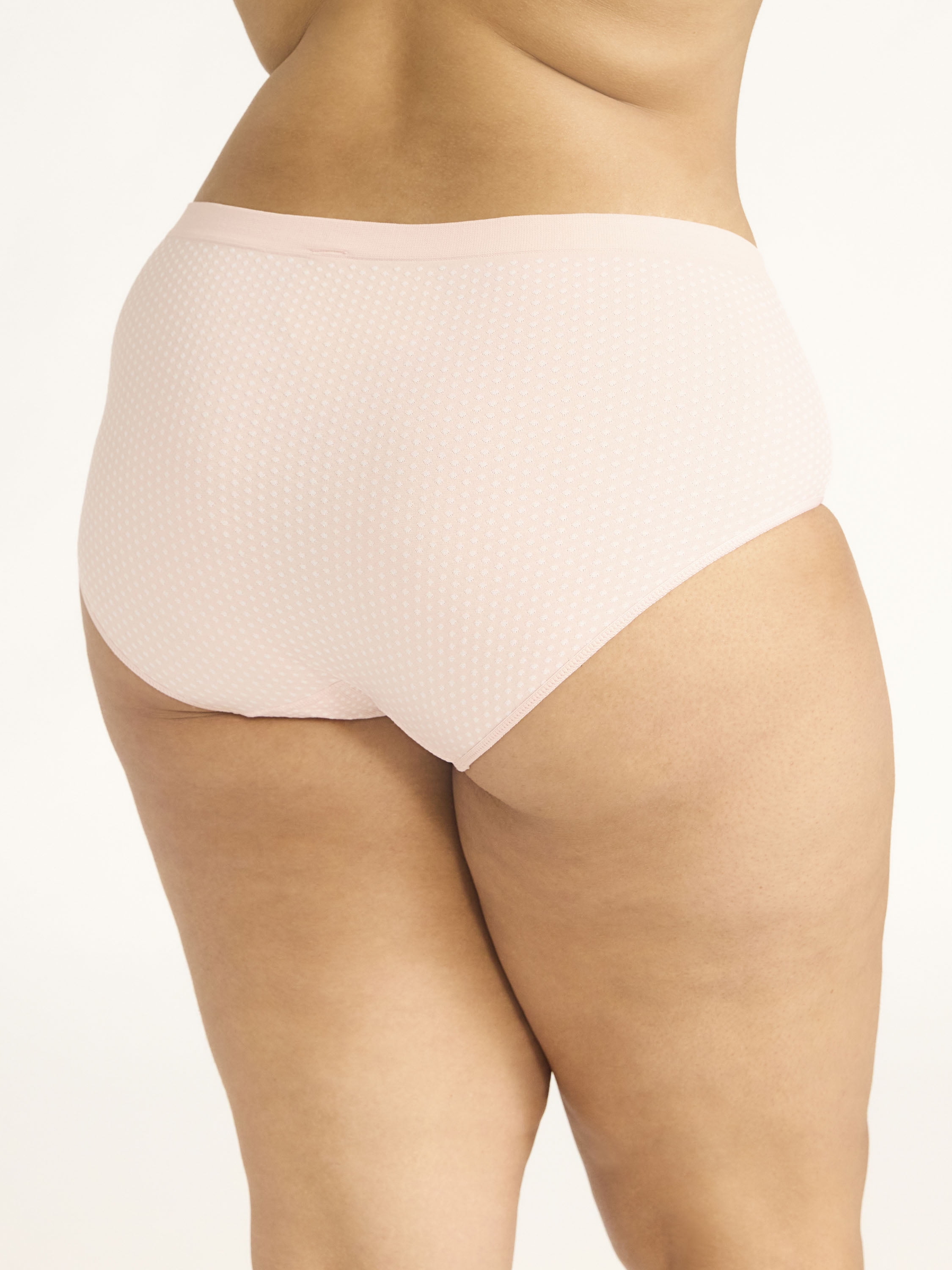 Joyspun Women's Seamless Brief Panties, 6-Pack, Sizes XS-XXXL
