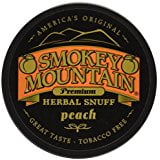 Smokey Mountain Herbal Snuff - Tobacco & Nicotine Free - 1 Can