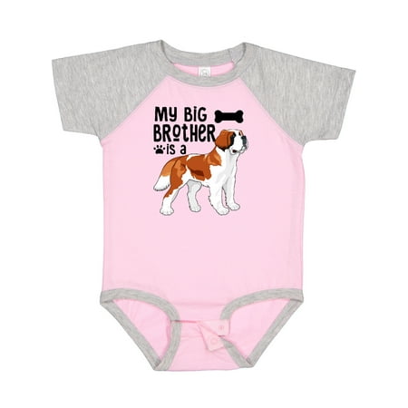 

Inktastic My Big Brother is a Saint Bernard Gift Baby Boy or Baby Girl Bodysuit