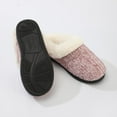 thumbnail image 3 of Pupeez Kid's Girl Memory Foam Comfort Plush Fleece Lined House Slipper - Crochet Rabbit Hair Clog - Warm and Cozy, 3 of 6