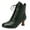 Green, variant on 2024 New Flat Leather Comfortable Color Slip on Boots for Women Ankle Women's Boots Casual women's boots Boots Socks for Women (9,Brown)